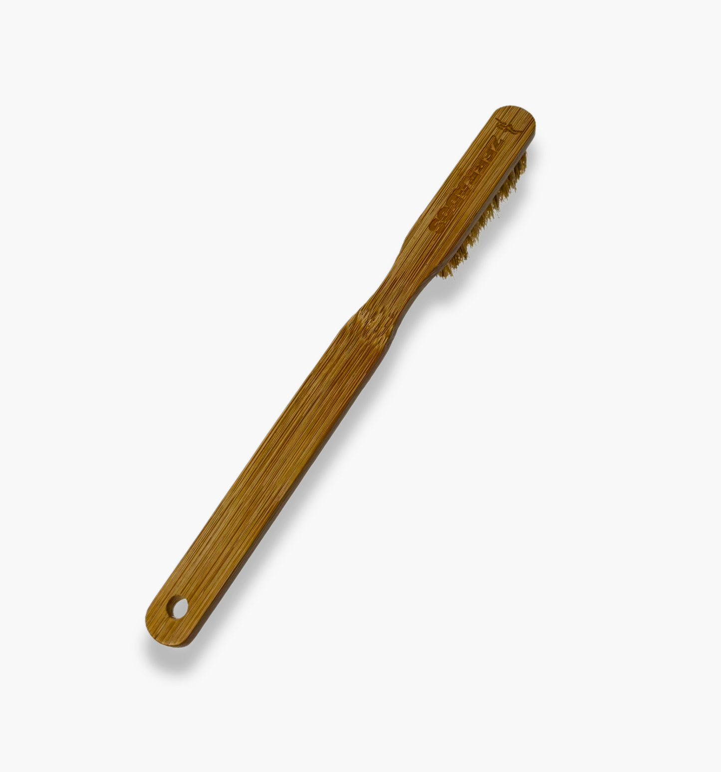 Cepillo de escalada de madera de Zebrados. Compuesto por cerdas de alta densidad para limpiar las presas y roca de suciedad.