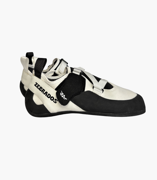 Pies de gato iniciación de Zebrados para escalada tanto en rocodromo como en boulder.