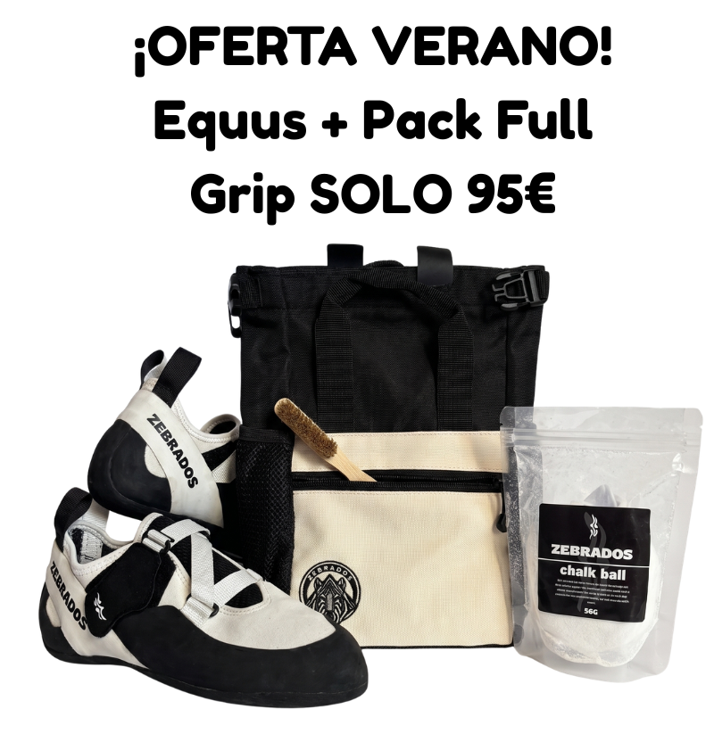 ¡SUPER OFERTA VERANO! Pack Completo de Escalada Zebrados